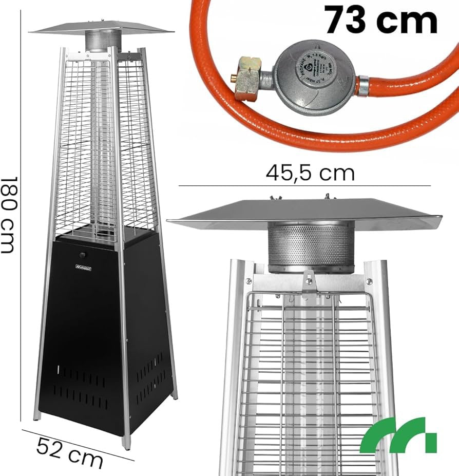 Gázüzemű Teraszfűtő Piramis 13kw
