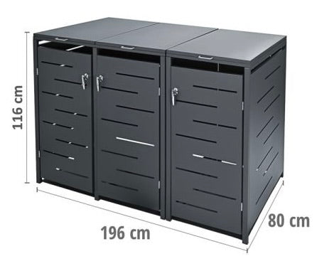 Kültéri kukatároló