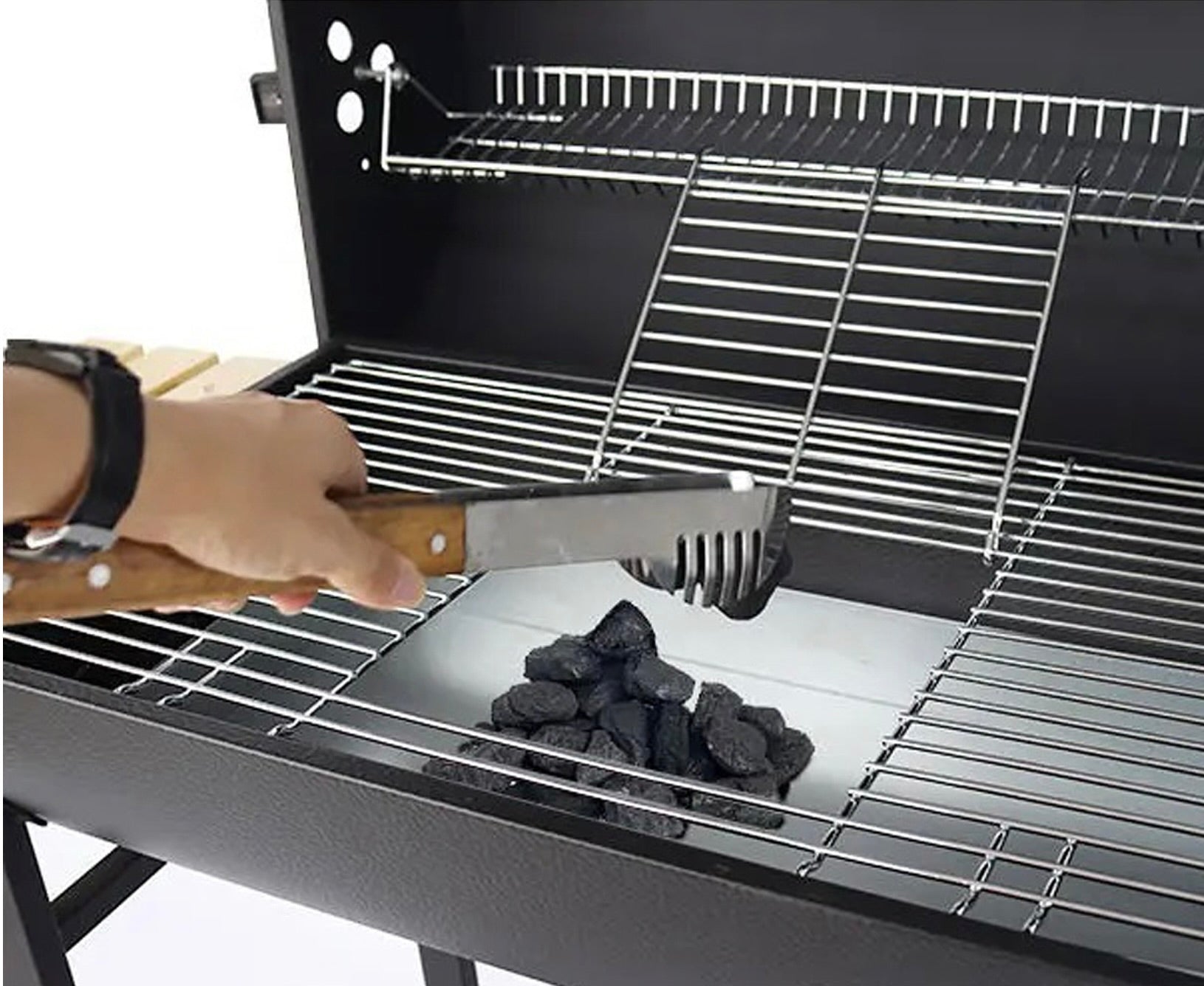 Hordó Faszenes Grillsütő